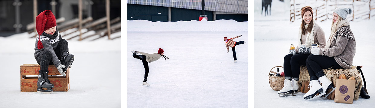 Winter - Ice skating in Innlandet